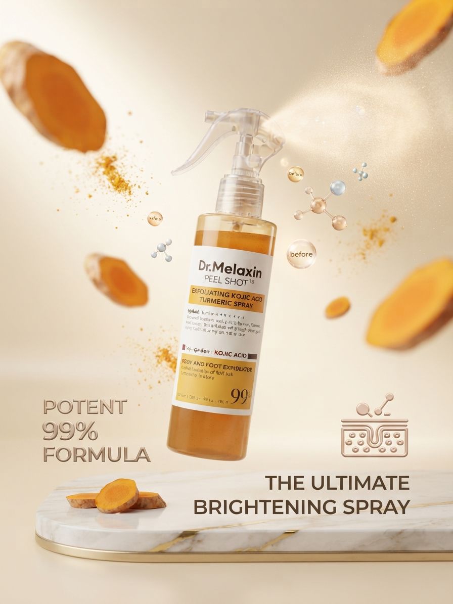 ✨ DR. MELAXIN TURMERIC SPRAY | PIEL MÁS SUAVE, UNIFORME Y LUMINOSA 🌿